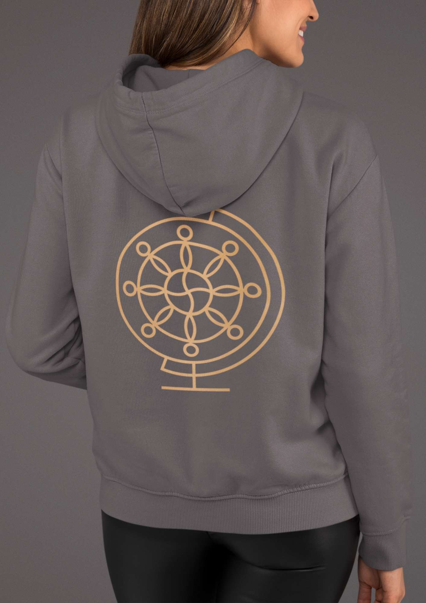 reisemaedchen-globus-hoodie-graukupfer-back2